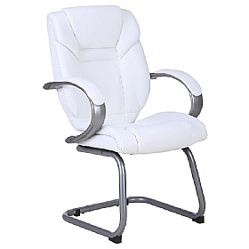 Fiji Leather Faced Visitor Chair