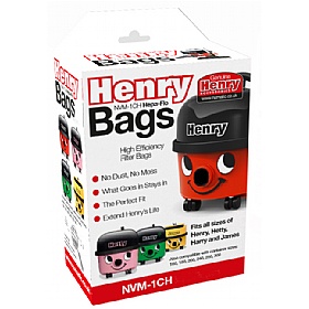 Numatic Hepaflo Dust Bags - Pack of 80 Bags