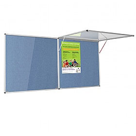 Eco-Colour Corridor Resist-A-Flame Tamperproof Noticeboards