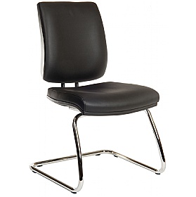 Titan 25 Stone Leather Look Visitor Chair
