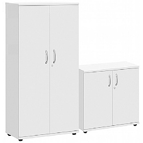 Commerce II White Office Cupboards