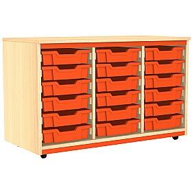 Splash Triple Column 18 Tray Storage Unit