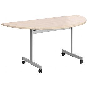 NEXT DAY Unite II Semi-Circular Flip Top Table