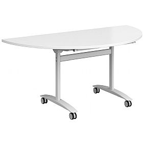 NEXT DAY Unite Plus Semi-Circular Flip Top Table