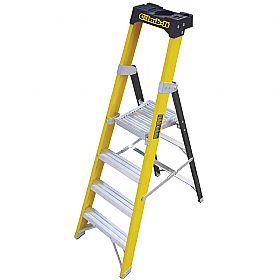 Climb-It Glass Fibre Platform Stepladders