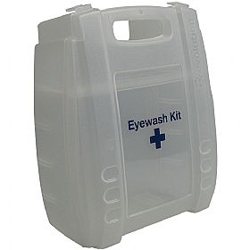 Clear Eyewash & First Aid Cases - Empty