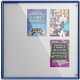 Shield Coloured Frame Tamperproof Noticeboards