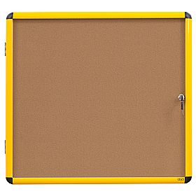 Bi-Office Industrial Ultrabrite Tamperproof Cork Noticeboard