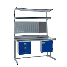 Express Cantilever Workbench Bundle 2 - Laminate Worktop