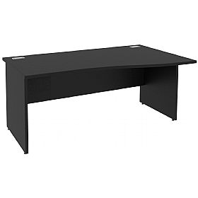 Next Day Eclipse Black Wave Panel End Desks