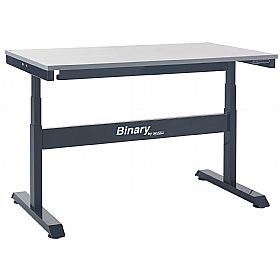 Binary Electric Height Adjustable Workbenches - Laminate Worktop