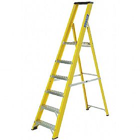 Lyte Glass Fibre Trade Platform Step Ladders