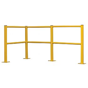 Twin Rail Round Tube Modular Barriers
