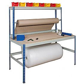 Budget Wide Packing Station with Storage