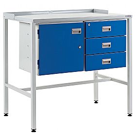 Team Leader Workstations With Cupboard And Triple Drawer