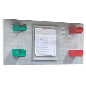 Louvred Back Panel For Team Leader Workstation