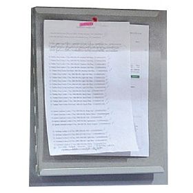 Pin Board Attachment For Louvred Panel