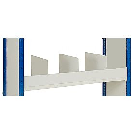 Bin Front for Clip-Fit Boltless Slotted Shelving System