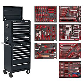Sealey Platinum 14 Drawer Tool Chest Combination with 446pc Premier Tool Kit