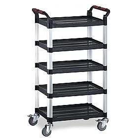 Multi-Purpose Tray Trolley - 5 Shelf