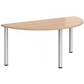 Everyday Tubular Leg Semi-Circular Tables