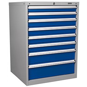 Sealey 8 Drawer Industrial Cabinet - 725W x 655D x 1000H- Model B