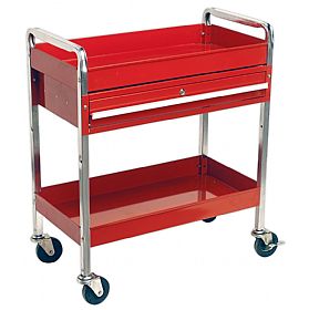 Sealey 2-Level Trolley With Lockable Drawer