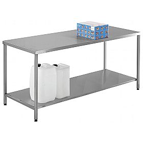 Select Stainless Steel Workbench With Lower Shelf