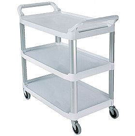 X-tra Utility Trolley with 3 Open Shelves