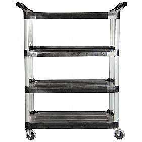 X-tra Utility Trolley with 4 Open Shelves