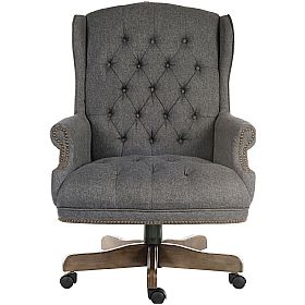 Chairman Grey Traditional Manager Chair