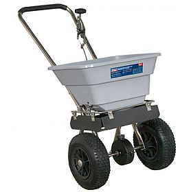 Sealey Stainless 37kg Walk Behind Steel Broadcast Salt Spreader
