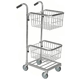 Konga Mini Mail and Picking Trolley with 2 Baskets