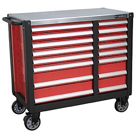 Sealey Premier 16 Drawer Mobile Workstation With Ball Bearing Slides