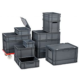 Euro Stacking Containers 22L Packs - 400W x 600D x 120H