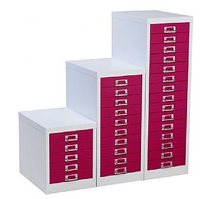 Silverline Two Tone Multidrawer Cabinets