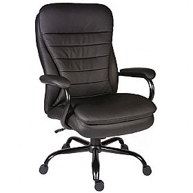 Goliath 24 Hour 27 Stone Leather Faced Manager Chair