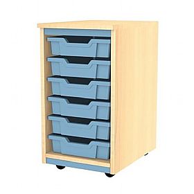 Splash Single Column 6 Tray Storage Unit