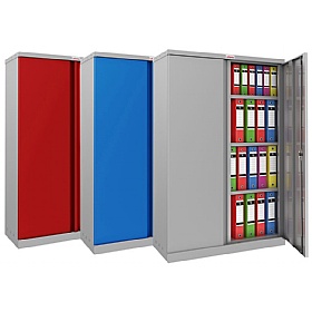 Phoenix SCL Series Steel Storage Cupboards - 2 Door 3 Shelf With Key Lock