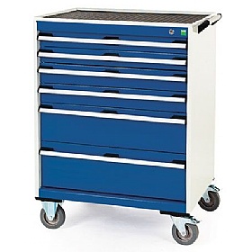 Bott Cubio Mobile Drawer Cabinets - 800mm Wide x 980mm High - Model C