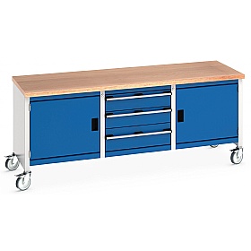 Bott Cubio Mobile Storage Benches - 2000W - Model N