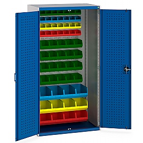 Bott Perfo Heavy Duty Bin Cupboard - 60 Bins