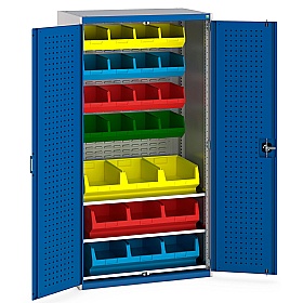 Bott Perfo Heavy Duty Bin Cupboard - 25 Bins