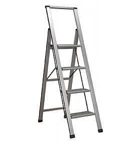 Sealey Aluminium Professional Folding Step Ladders - 150kg Capacity
