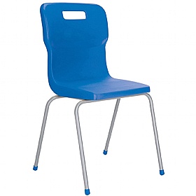 Silver Frame Poly Canteen Chair
