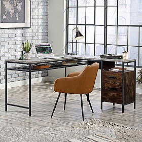 Aztek L-Shaped Home Office Workstation