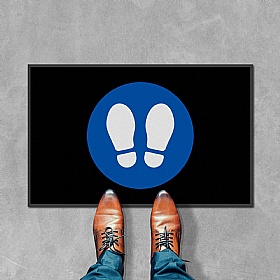 Coba Footprints Floor Mat - Pack of 2