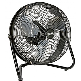 Sealey 230V Industrial High Velocity Floor Fan With Internal Oscillation