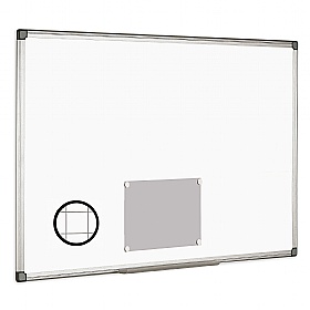 Bi-Office Magnetic Gridded Whiteboard