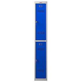 Phoenix PL Series Personal Lockers - 2 Door 1 Column With Key Lock